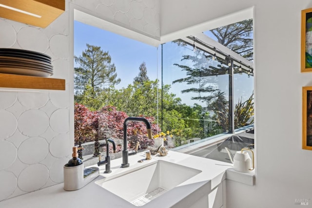 details featuring a sink
