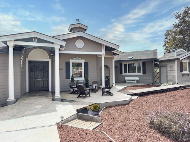 6200 Burnside Rd, Sebastopol, CA 95472 - back of property with a fire pit