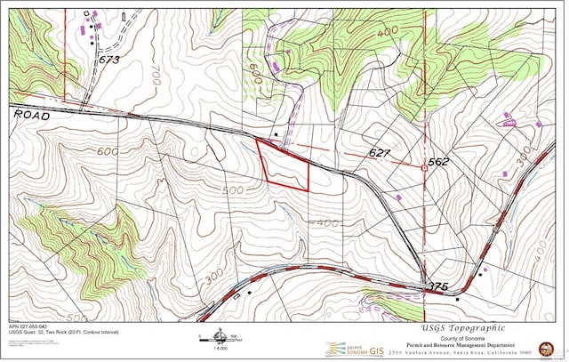 6200 Burnside Rd, Sebastopol, CA 95472 - map / location of property area