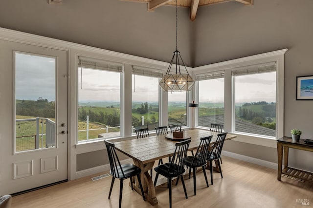 6200 Burnside Rd, Sebastopol, CA 95472 - dining room with light wood-style flooring and baseboards