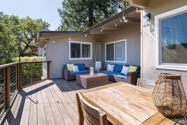 5 Oak Springs Dr, San Anselmo, CA 94960 - wooden terrace featuring an outdoor hangout area
