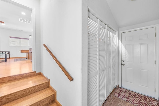 1300 Steele Canyon Rd, Napa, CA 94558 - hallway featuring recessed lighting and visible vents