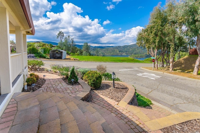1300 Steele Canyon Rd, Napa, CA 94558 - exterior space featuring a water and mountain view