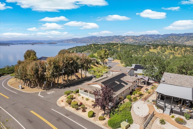 1300 Steele Canyon Rd, Napa, CA 94558 - bird's eye view with a water and mountain view