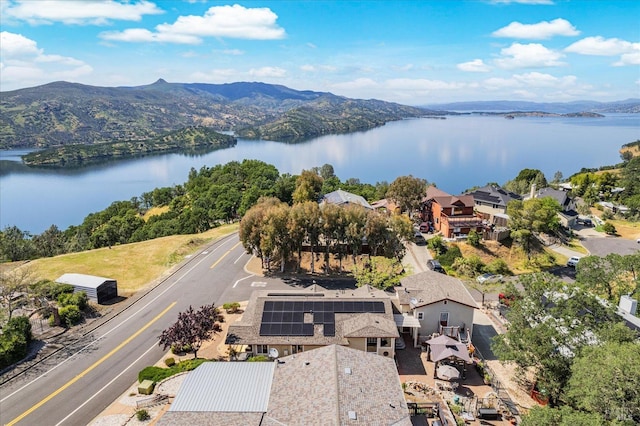 1300 Steele Canyon Rd, Napa, CA 94558 - bird's eye view with a water and mountain view