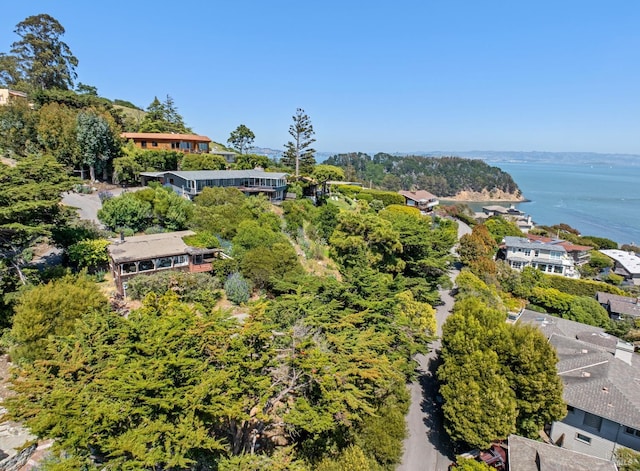 2307 Spanish Trail Rd, Tiburon, CA 94920 - bird's eye view featuring a water view