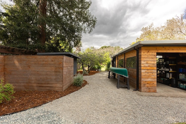 view of property exterior