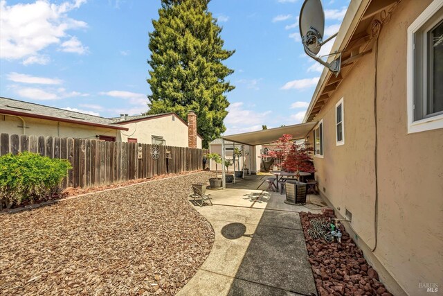 2464 Maclennan St, Napa, CA 94558 - fenced backyard featuring a patio