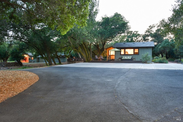 view of front of home