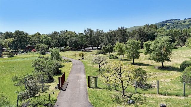 surrounding community with fence