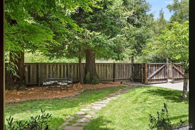 269 Castro St, Lagunitas, CA 94938 - view of yard with a fenced backyard