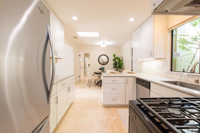 1 Deerfield Ln, Novato, CA 94947 - bathroom featuring toilet, vanity, tile patterned flooring, and recessed lighting