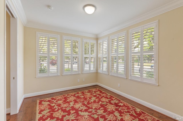 unfurnished sunroom with french doors and a healthy amount of sunlight