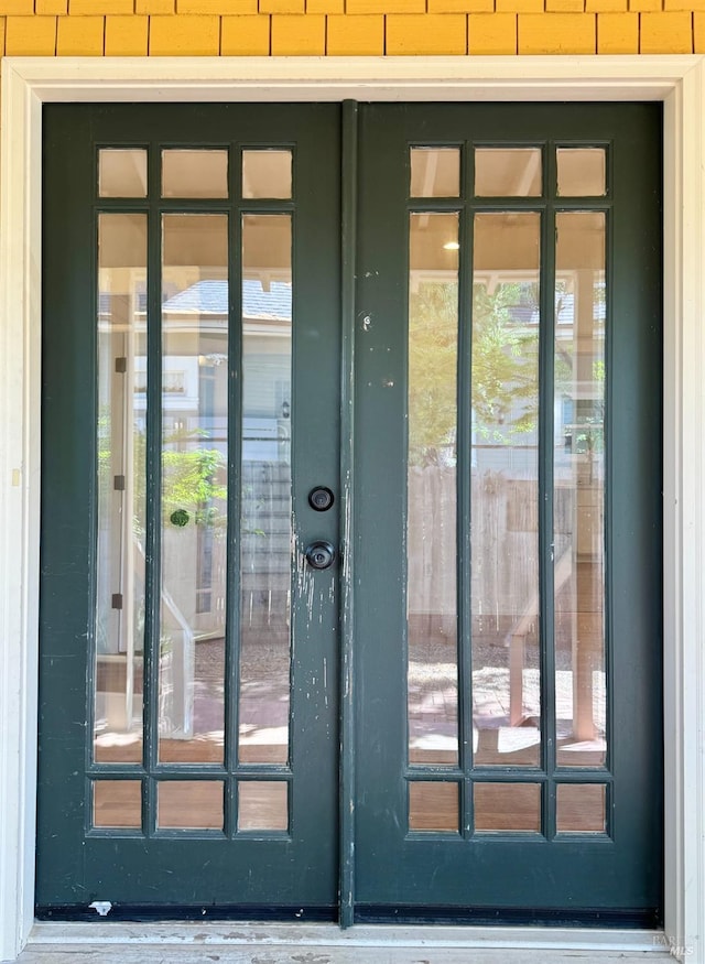 2984 First St, Napa, CA 94558 - unfurnished living room with french doors, light wood-type flooring, ceiling fan, baseboards, and recessed lighting