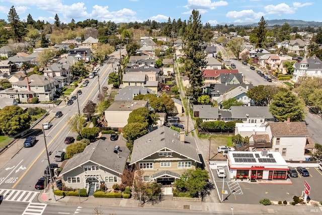 drone / aerial view featuring a residential view
