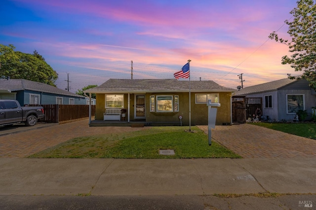 1034 Caldwell Ave, Vallejo, CA 94591 - view of front facade with a porch and stucco siding