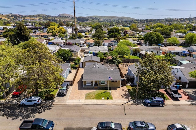 1034 Caldwell Ave, Vallejo, CA 94591 - bird's eye view with a residential view and a mountain view