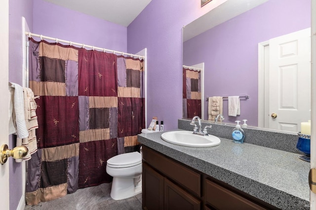1216 Hermitage Way, Rohnert Park, CA 94928 - full bathroom with vanity, toilet, and curtained shower