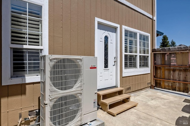 1216 Hermitage Way, Rohnert Park, CA 94928 - property entrance with fence and ac unit