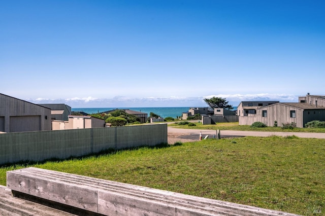 360 Grey Whale, The Sea Ranch, CA 95497 - view of yard with a water view and fence
