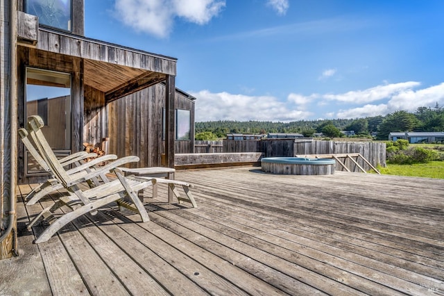 360 Grey Whale, The Sea Ranch, CA 95497 - deck with a hot tub