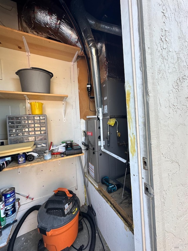 view of utility room
