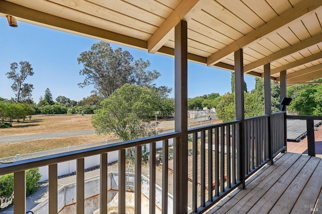 view of deck