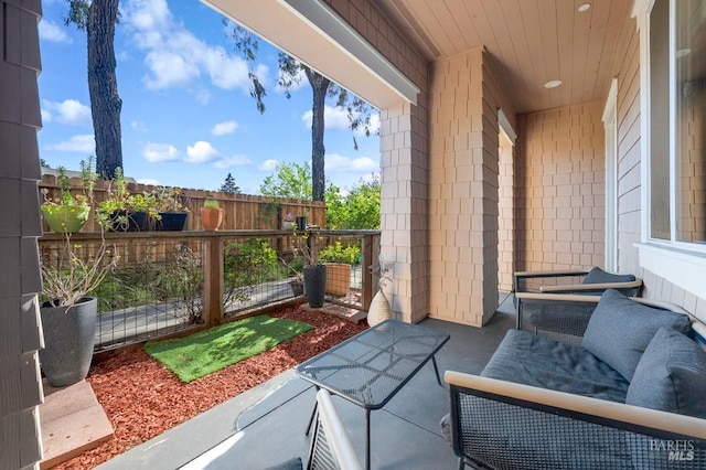 218 Johnson St, Windsor, CA 95492 - view of patio / terrace featuring fence