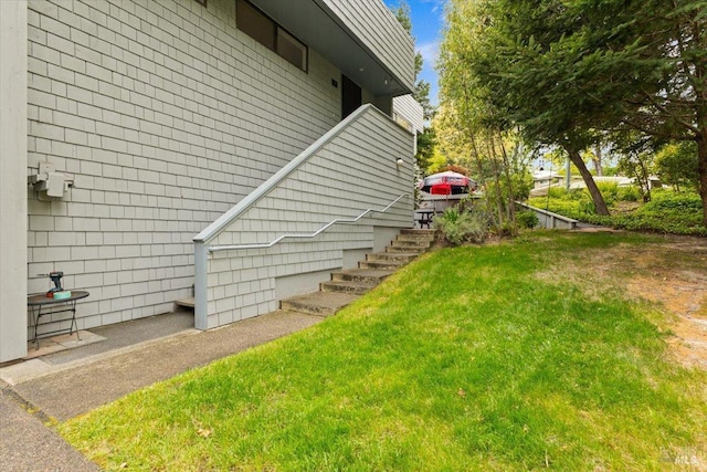 105 Virginia Ave Unit 2, Sebastopol, CA 95472 - view of side of home with a yard and stairs