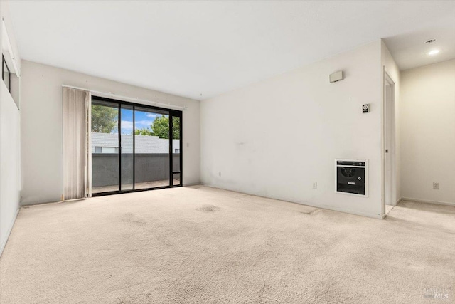 105 Virginia Ave Unit 2, Sebastopol, CA 95472 - empty room with heating unit and carpet flooring