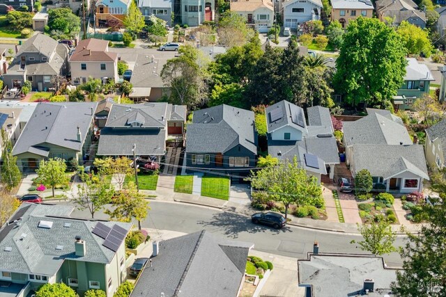 drone / aerial view featuring a residential view