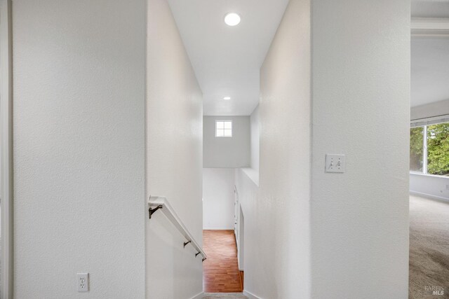 2916 Park Meadow Dr, Santa Rosa, CA 95407 - staircase with baseboards and recessed lighting