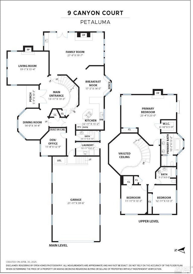 9 Canyon Ct, Petaluma, CA 94952 - plan