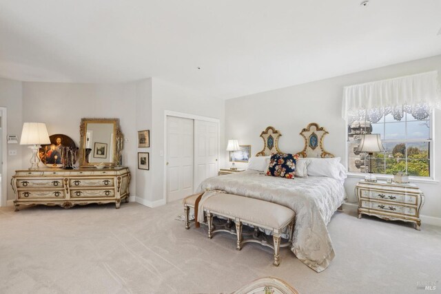 9 Canyon Ct, Petaluma, CA 94952 - carpeted bedroom featuring baseboards and a closet
