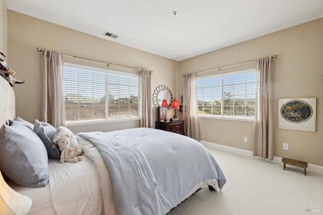 9 Canyon Ct, Petaluma, CA 94952 - bedroom featuring baseboards, light carpet, and visible vents