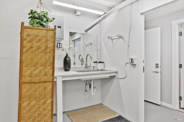 bathroom with a sink