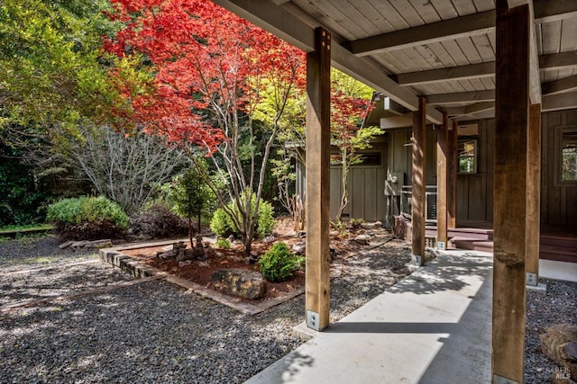 view of patio / terrace featuring a porch