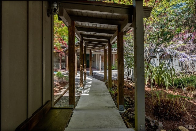 view of patio