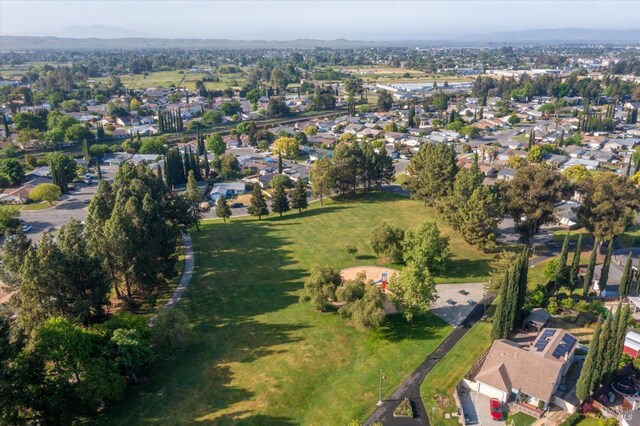 aerial view featuring a residential view