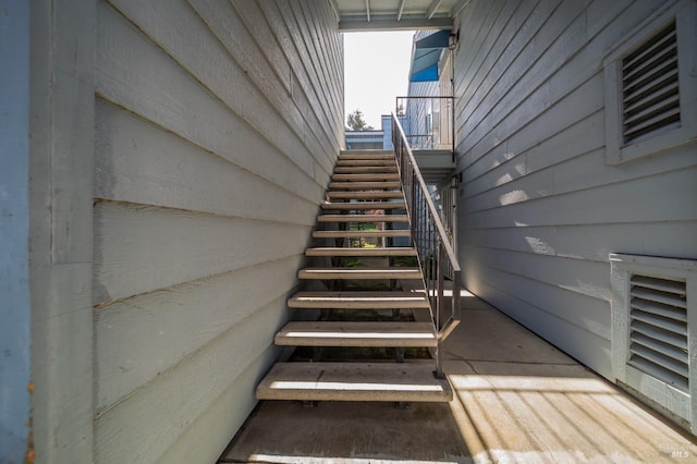view of staircase