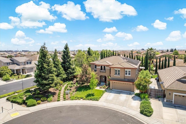 birds eye view of property featuring a residential view