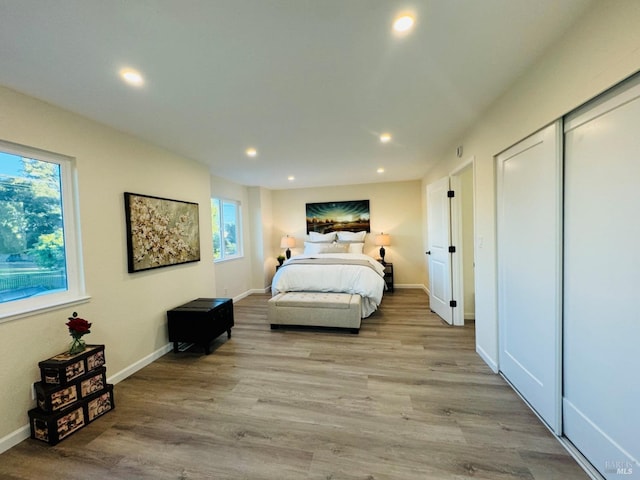 19 4th St, Richmond, CA 94801 - bedroom with recessed lighting, wood finished floors, and baseboards