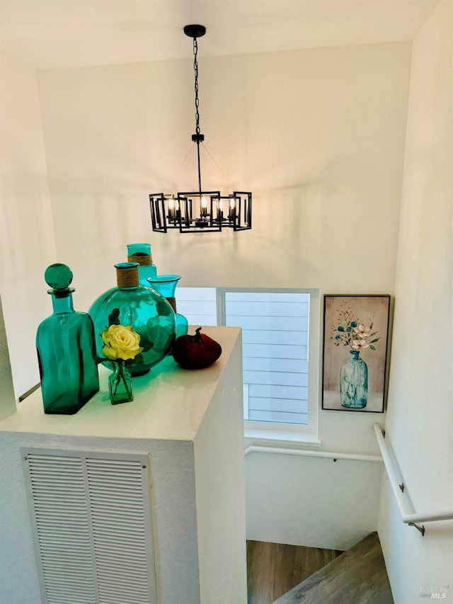 19 4th St, Richmond, CA 94801 - detailed view of wood finished floors and a chandelier