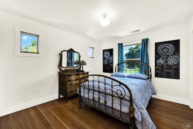 151 Randolph St, Napa, CA 94559 - bedroom featuring baseboards, visible vents, and wood finished floors