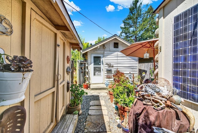 151 Randolph St, Napa, CA 94559 - view of yard featuring an outdoor structure and fence