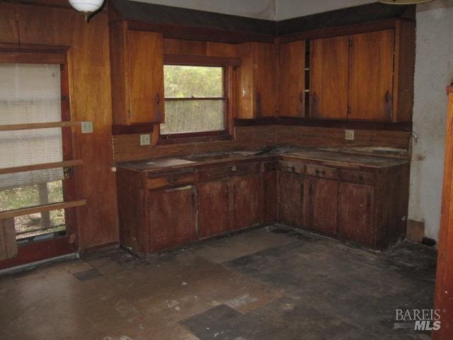 2750 Summerfield Rd, Santa Rosa, CA 95405 - kitchen featuring brown cabinetry
