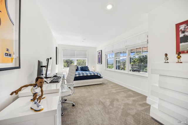 30 Corte Sereno, Greenbrae, CA 94904 - bedroom with carpet flooring, recessed lighting, and baseboards