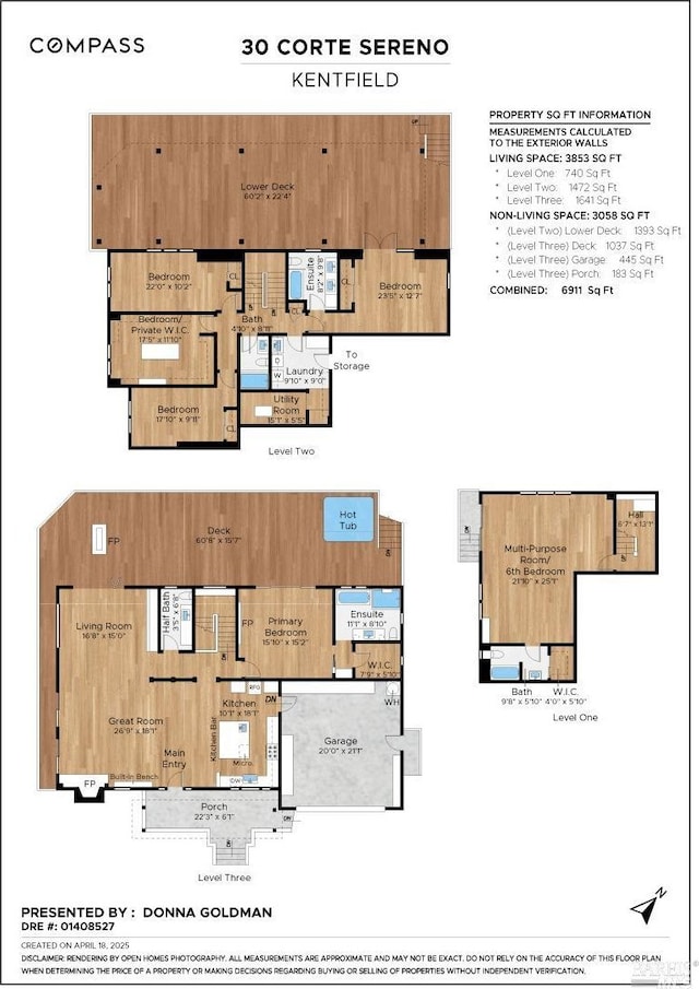 30 Corte Sereno, Greenbrae, CA 94904 - property floor plan