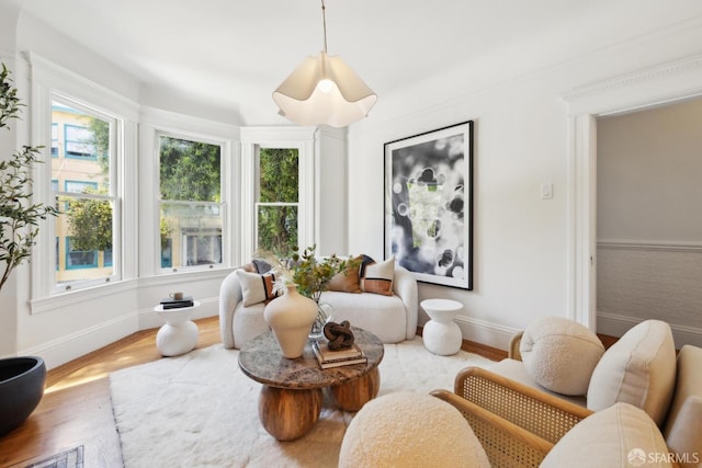 62 Walter St, San Francisco, CA 94114 - living area featuring baseboards and wood finished floors