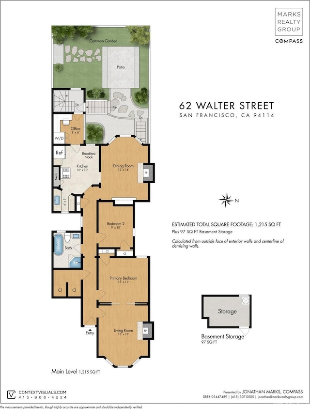 62 Walter St, San Francisco, CA 94114 - view of layout